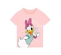Disney T Shirt Mädchen, Daisy Duck und gestickten Blumen Tshirt Kinder, fröhliche Mädchen Kleidung 104