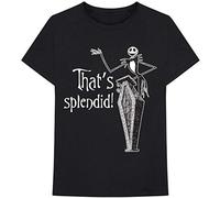 Disney - T-Shirt # S Unisex Black # the Nightmare Before Christmas Splendid