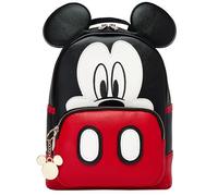 Disney Tasche Mickey Mouse | Mickey Mouse Rucksack Mit Schlüsselanhänger | Frauen Handtasche | Einheitsgröße Schwarz