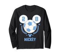 Disney Team Mickey Soccer Ball Icon #28 Sports Championship Langarmshirt