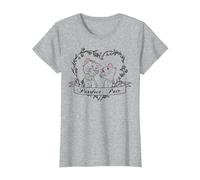 Disney The Aristocats Duchess And Thomas Purrfect Pair T-Shirt, Damen, Grau Meliert, L