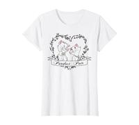 Disney The Aristocats Duchess And Thomas Purrfect Pair T-Shirt, Damen, Weiß, XS