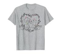 Disney The Aristocats Duchess And Thomas Purrfect Pair T-Shirt, Herren, Grau Meliert, 4XL