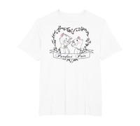 Disney The Aristocats Duchess And Thomas Purrfect Pair T-Shirt, Herren Große Größen, Weiß, 4X Tall