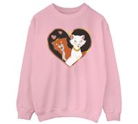 Disney - "The Aristocats Heart" Sweatshirt für Damen (Pink) S