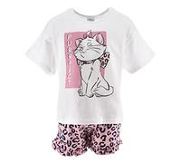 Disney The Aristocats Mädchen Kurz Pyjama Schlafanzug (Weiß,3 Jahre)