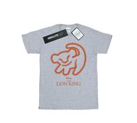Disney - "The Lion King Cave Drawing" T-Shirt für Herren (Grau) XL