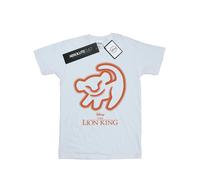 Disney - "The Lion King Cave Drawing" T-Shirt für Herren (Weiß) M