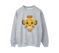 Disney - "The Lion King Future King" Sweatshirt für Damen (Grau) M