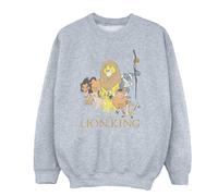 Disney - "The Lion King Group" Sweatshirt für Mädchen (Grau) 7-8A / 122-128cm