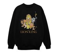 Disney - "The Lion King Group" Sweatshirt für Mädchen (Schwarz) 9-11A / 128cm-146cm