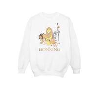 Disney - "The Lion King Group" Sweatshirt für Mädchen (Weiß) 5-6A / 110-116cm