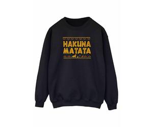 Disney - "The Lion King Hakuna Matata" Sweatshirt für Damen (Schwarz) XL