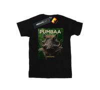 Disney - "The Lion King Movie Pumbaa Poster" T-Shirt für Mädchen (Schwarz) 9-11A / 128cm-146cm