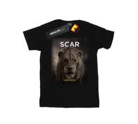 Disney - "The Lion King Movie Scar Poster" T-Shirt für Mädchen (Schwarz) 9-11A / 128cm-146cm