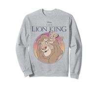 Disney The Lion King Mufasa And Simba Sunset Poster Sweatshirt