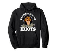 Disney The Lion King Scar I'm Surrounded By Idiots Portrait Pullover Hoodie