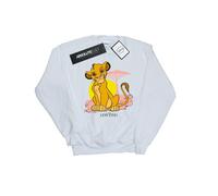 Disney - "The Lion King" Sweatshirt für Mädchen (Weiß) 7-8A / 122-128cm