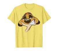 Disney The Lion King Timon Big Face T-Shirt, Herren, Gelb, XL