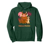 Disney The Lion King Timon & Pumbaa Hakuna Matata Face Front Pullover Hoodie