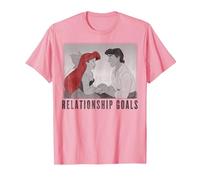 Disney The Little Mermaid Ariel And Eric Relationship Goals T-Shirt, Herren, Rosa, L