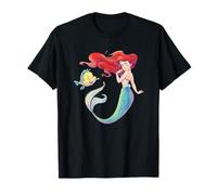 Disney The Little Mermaid Ariel and Flounder T-Shirt