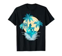 Disney The Little Mermaid Ariel Geometric Sun T-Shirt