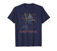 Disney The Little Mermaid King Triton Coral Circle Throne T-Shirt, Herren, Marineblau, XL