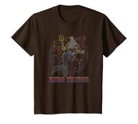 Disney The Little Mermaid King Triton Coral Circle Throne T-Shirt, Kinder, Braun, 152