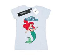 Disney - "The Little Mermaid Line Ariel" T-Shirt für Damen (Weiß) M