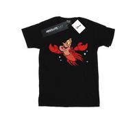 Disney - "The Little Mermaid Sebastian Bubbles" T-Shirt für Mädchen (Schwarz) 5-6A / 110-116cm