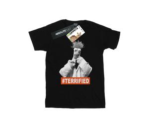 Disney - "The Muppets Beaker Terrified" T-Shirt für Herren (Schwarz) 2XL