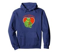 Disney The Muppets Valentinstag Kermit I Have Everything Pullover Hoodie, Unisex für Erwachsene, Marineblau, M