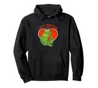 Disney The Muppets Valentinstag Kermit I Have Everything Pullover Hoodie, Unisex für Erwachsene, Schwarz, M