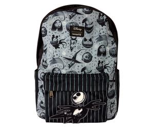 Disney The Nightmare Before Christmas All-Over Print Nylon Full-Size Backpack 1 Stk.