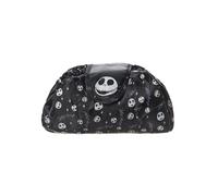 Disney The Nightmare Before Christmas Damen-Make-up-Tasche | Schwarze Damen-Kosmetiktasche mit Jack-Skellington-Charakter-Allover-Print | Reisekosmetiketui fur Erwachsene und Jugendliche