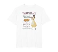 Disney The Princess And The Frog Tiana's Place Advertisement T-Shirt, Herren Große Größen, Weiß, 5X Tall