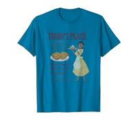 Disney The Princess And The Frog Tiana's Place Advertisement T-Shirt, Herren, Saphir, 3XL