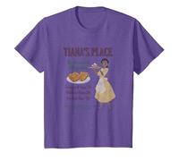 Disney The Princess And The Frog Tiana's Place Advertisement T-Shirt, Kinder, Heidekrautlila, 152