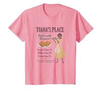 Disney The Princess And The Frog Tiana's Place Advertisement T-Shirt, Kinder, Rosa, 116