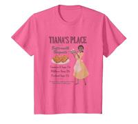 Disney The Princess And The Frog Tiana's Place Advertisement T-Shirt, Kinder, Rosa Meliert, 104