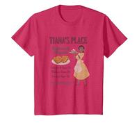 Disney The Princess And The Frog Tiana's Place Advertisement T-Shirt, Kinder, Rot Meliert, 116