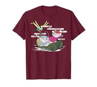 Disney The Rescuers Bernard Bianca Leaf Boat T-Shirt, Herren, Kastanienbraun, 3XL