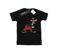 Disney - "Three Little Pigs Big Bad Wolf" T-Shirt für Mädchen (Schwarz) 7-8A / 122-128cm