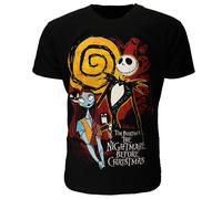 Disney Tim Burtons The Nightmare Before Christmas T-Shirt S Schwarz