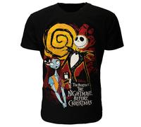 Disney Tim Burtons The Nightmare Before Christmas T-Shirt S Schwarz