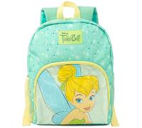 Disney Tinker Bell Mädchen Rucksack | Verzaubernder grüner Glitzer-Rucksack für Kinder | Trage Magie überallhin mit verstellbaren Gurten für Komfort | Geräumige Fächer für all deine Essentials