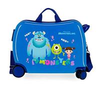 Joumma Bags Unisex für Kinder. 2459864 Kinderkoffer 2 multidirektionale Räder Monsters Boo! blau -38x50x20cm (OSFA), Lässig, ABS/Polykarbona