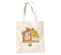Disney Toy Story Al'S Toy Barn Logo Wiederverwendbare Tragetasche für Einkauf & Reisen, Natur