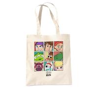 Disney Toy Story Character Grid Wiederverwendbare Tragetasche für Einkauf & Reisen, Natur